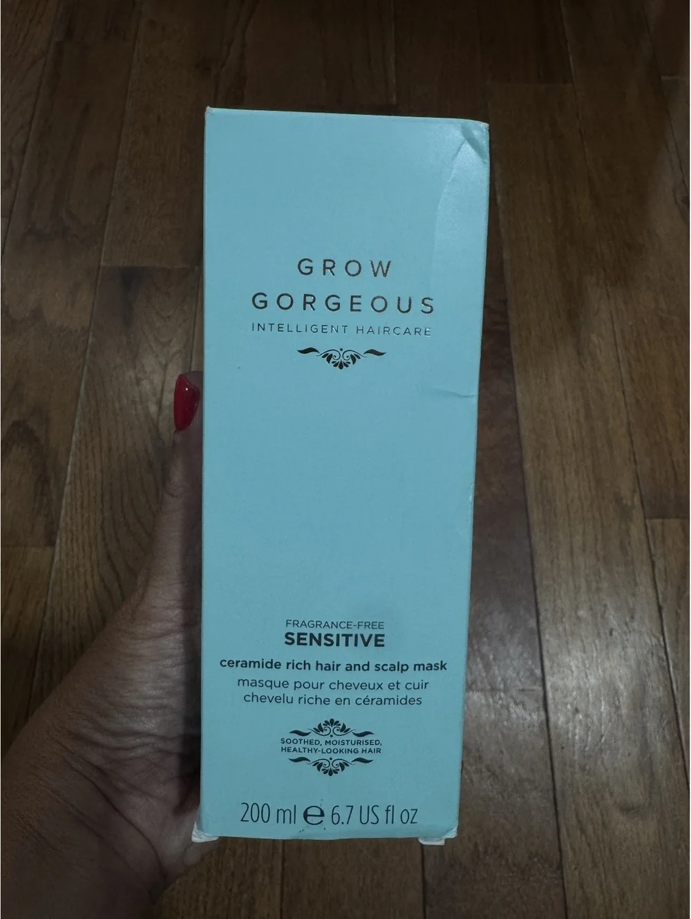 Grow Gorgeous Sensitive Ceramide Rich Hair and Scalp Mask 200ml
